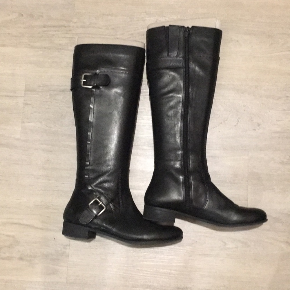Nine West Black Knee High Boots
